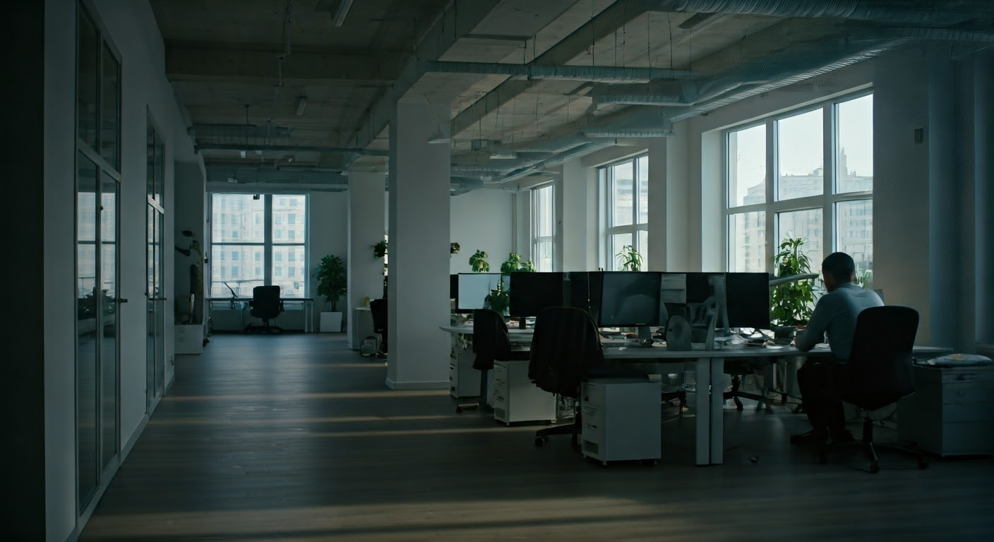 Bright and clean office space