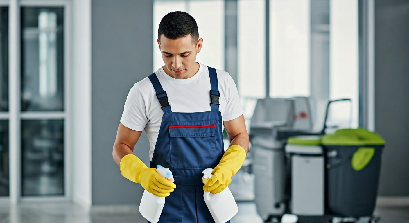 Professional cleaning services in action in toronto