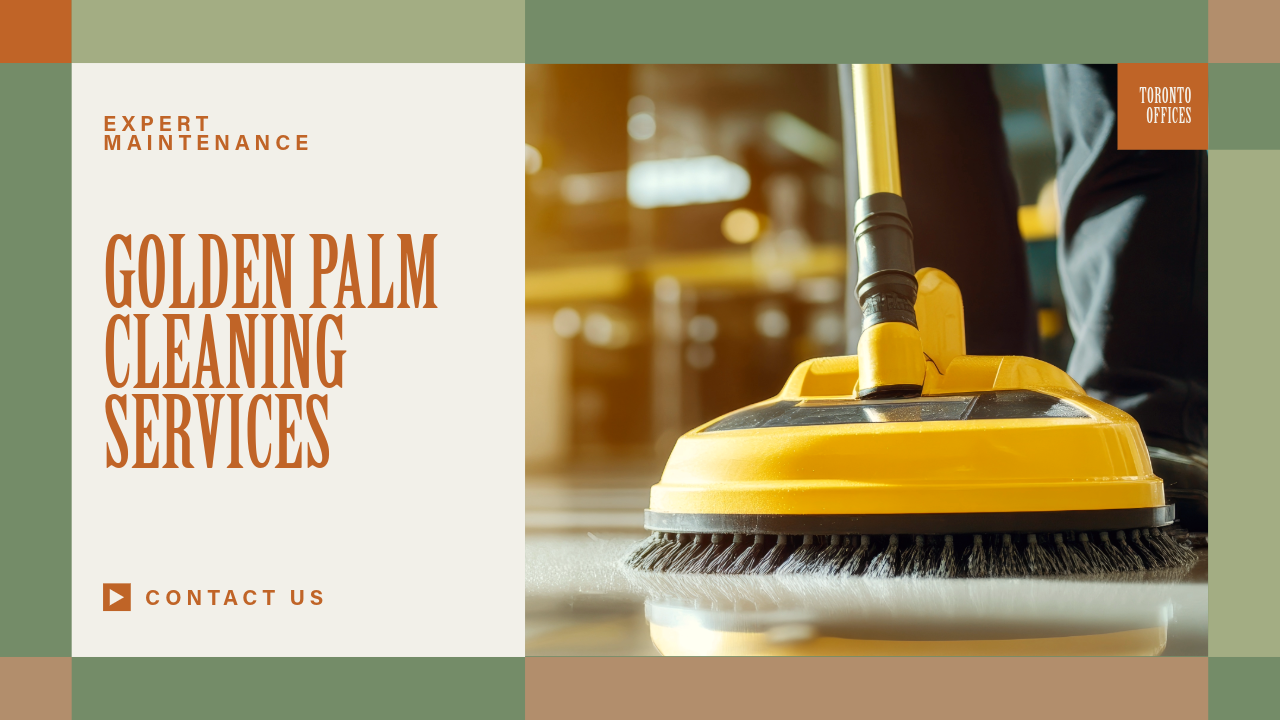 best office cleaning service by golden palm 