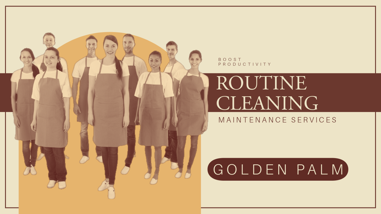 janitorial service by Golden palm Maintenance 